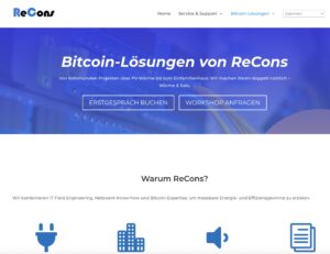 ReCons Bitcoin Lösungen